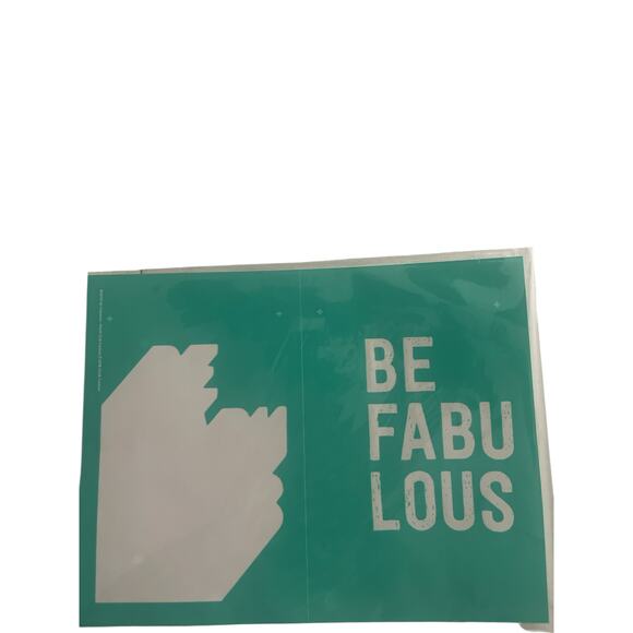 NWT Be Fabulous  Chalk Couture 8.5 x 11  Reusable Transfer - Picture 1 of 3